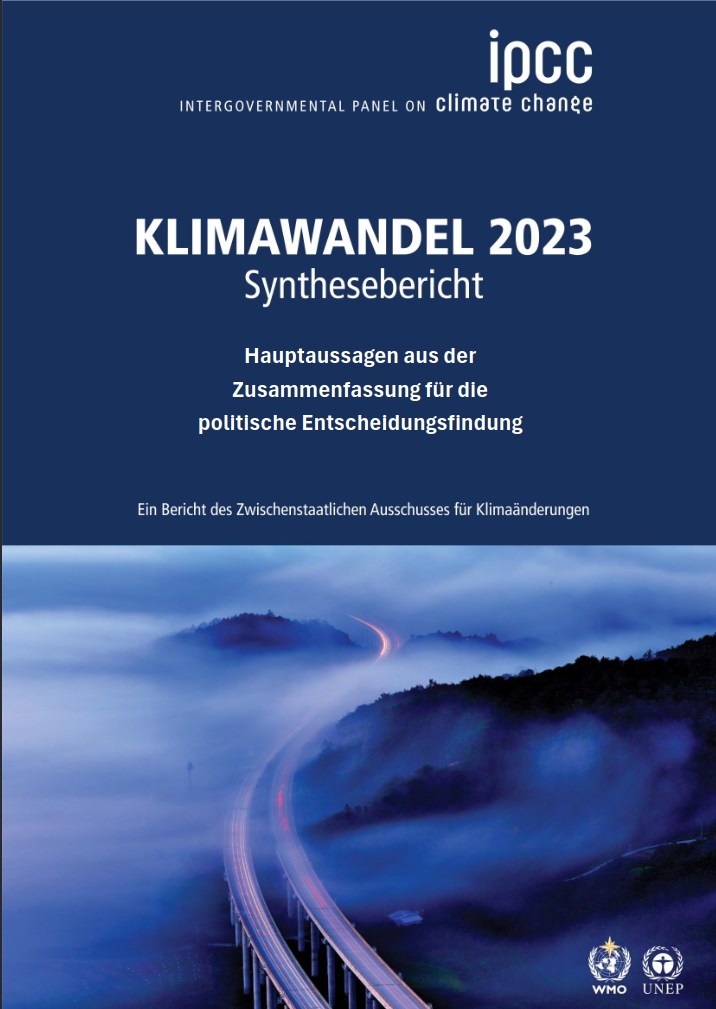 Cover: IPCC Climate Change 2023 Synthesis Report